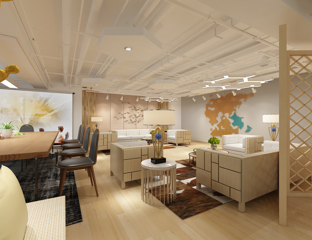 辦公室裝修藝術(shù)：風(fēng)格與工藝的完美融合(圖1)