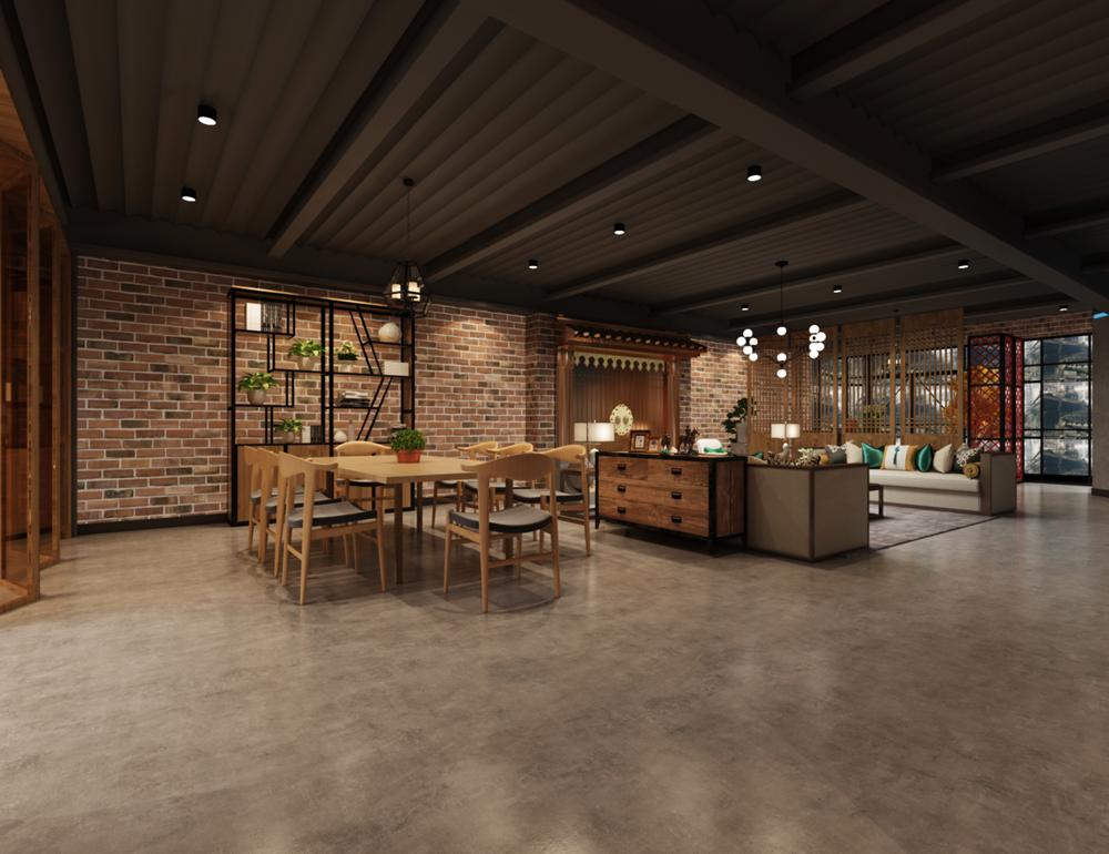 合肥長江180步陽門200平方工業(yè)風(fēng)展廳裝修設(shè)計項目(圖3)