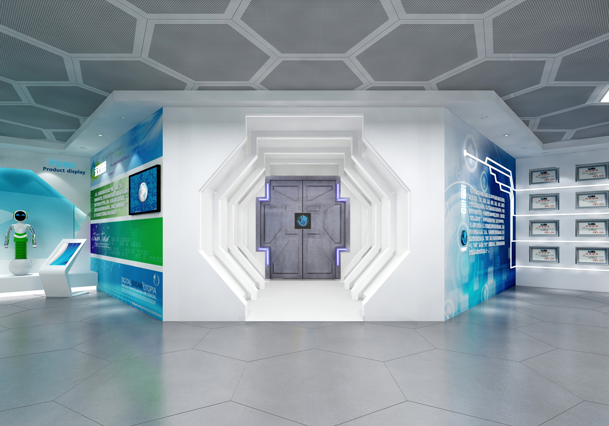 合肥機(jī)器人展廳裝修(圖2)