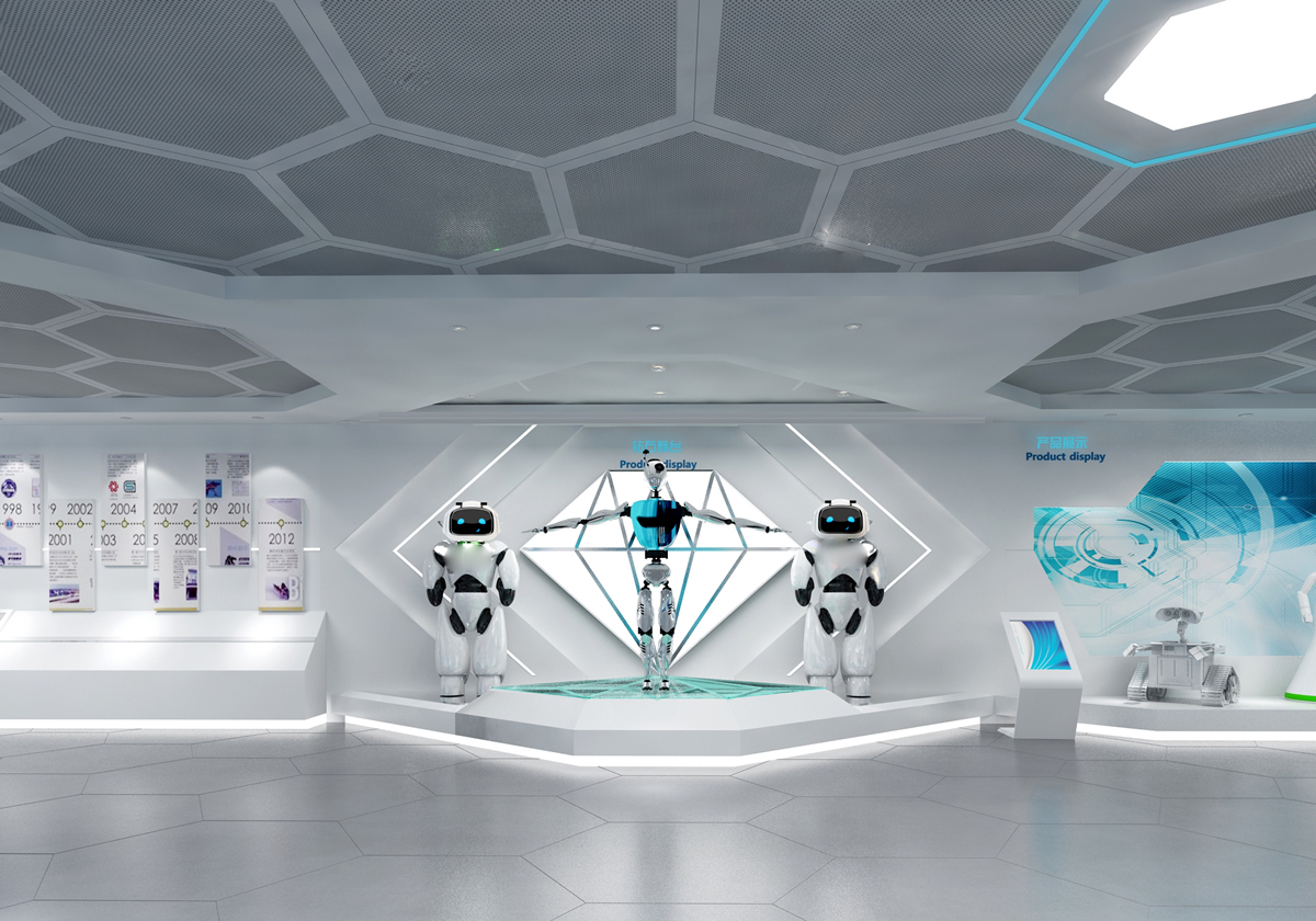 合肥機(jī)器人展廳裝修(圖4)