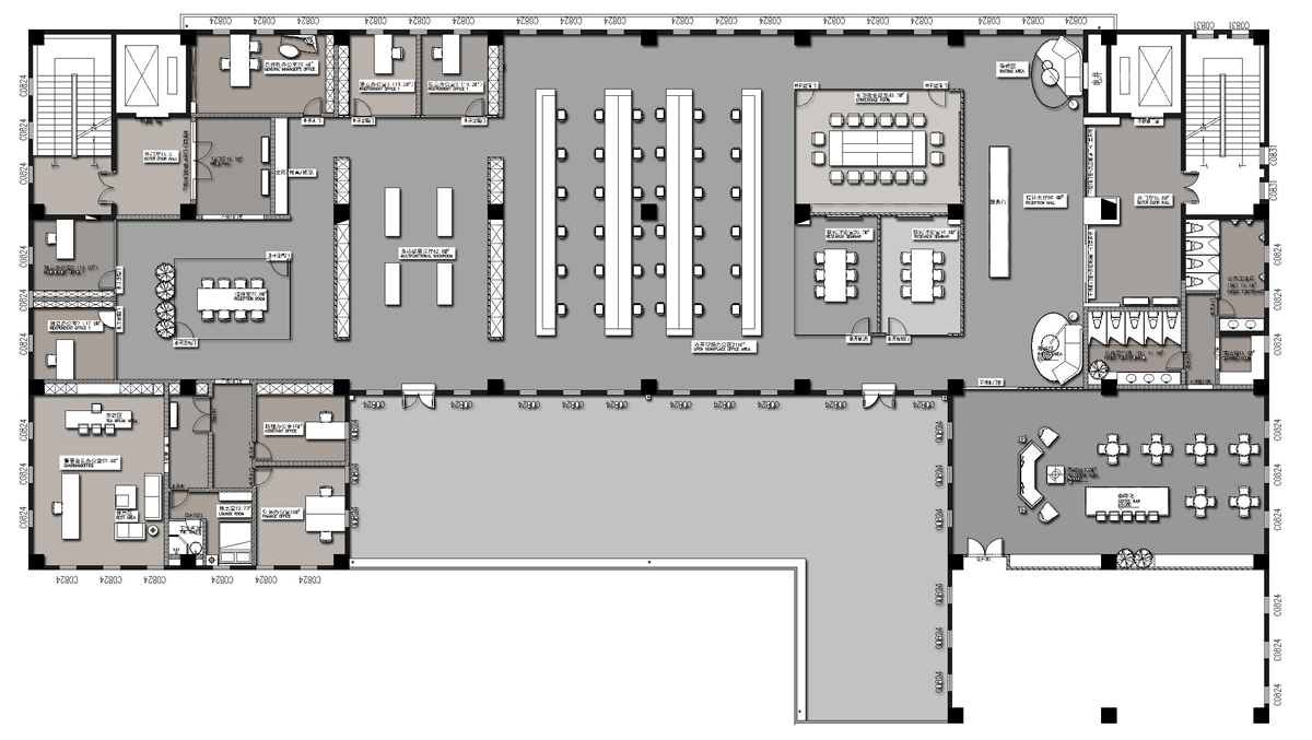 巢湖英和科技6000平方辦公樓裝修(圖1) 巢湖英和科技6000平方辦公樓裝修(圖1)