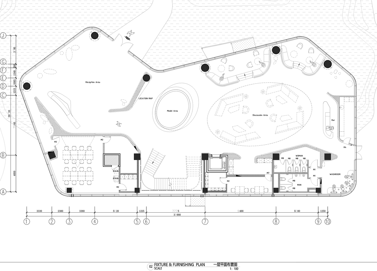 淮北·金街坊售樓部現(xiàn)代簡約裝飾裝修設(shè)計(jì)工程(圖1) 淮北·金街坊售樓部現(xiàn)代簡約裝飾裝修設(shè)計(jì)工程(圖1)