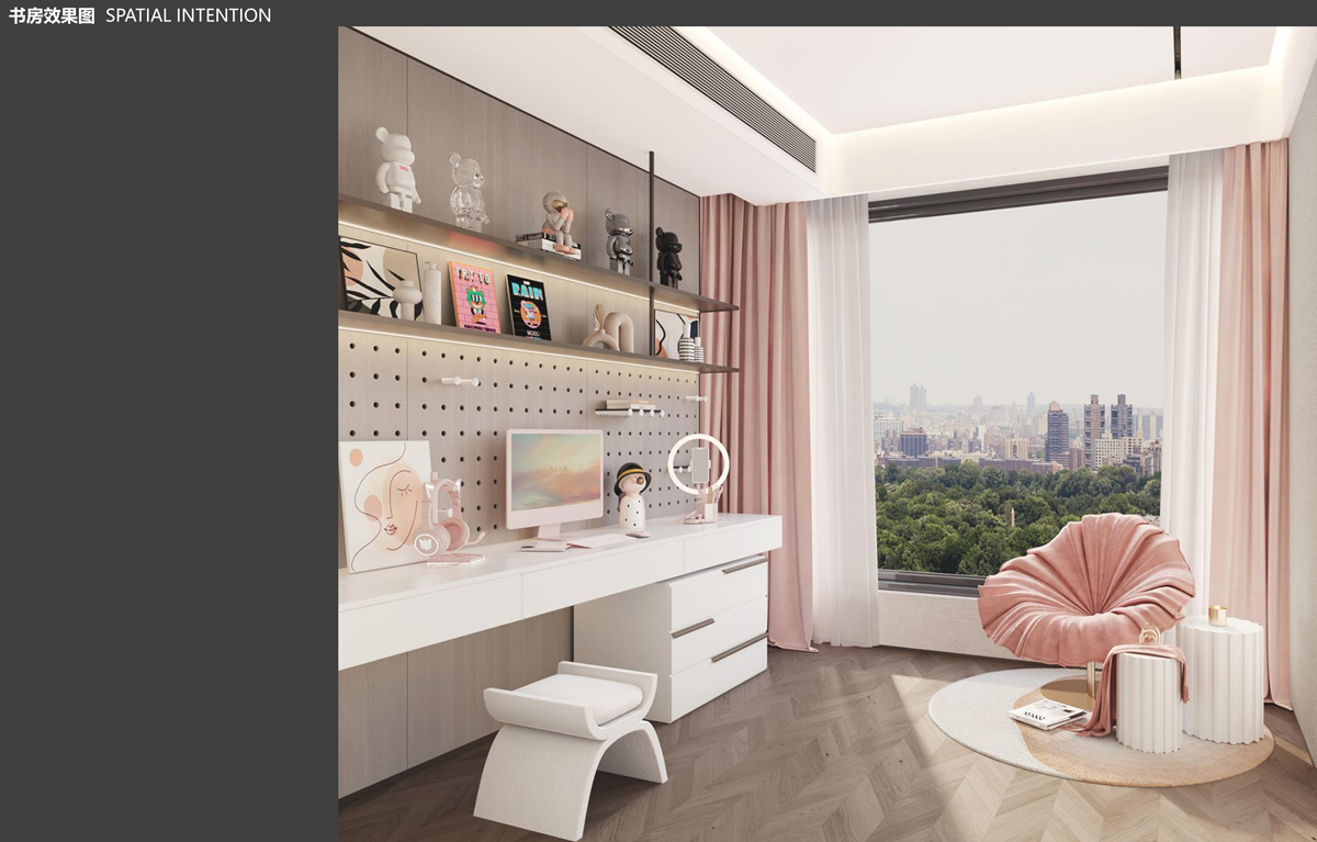 淮北.華松籣墅香汐高層C戶型現(xiàn)代簡約風(fēng)樣板間裝飾裝修項目(圖4)