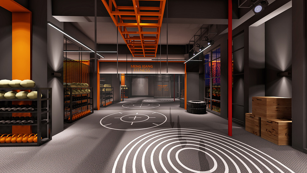 合肥2000平方啟動(dòng)鍵-健身房裝修(圖5)