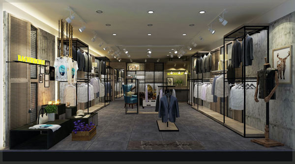 合肥瑤海區(qū)服裝店裝修設(shè)計(圖2)