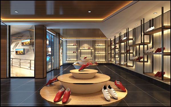 合肥200平方精品鞋店裝修設計(圖2)