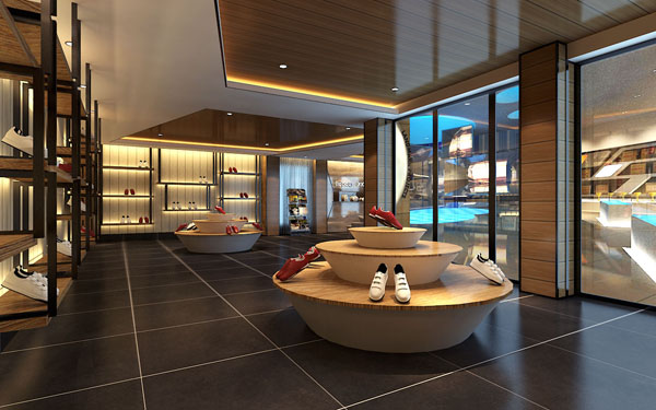 合肥200平方精品鞋店裝修設計(圖5)