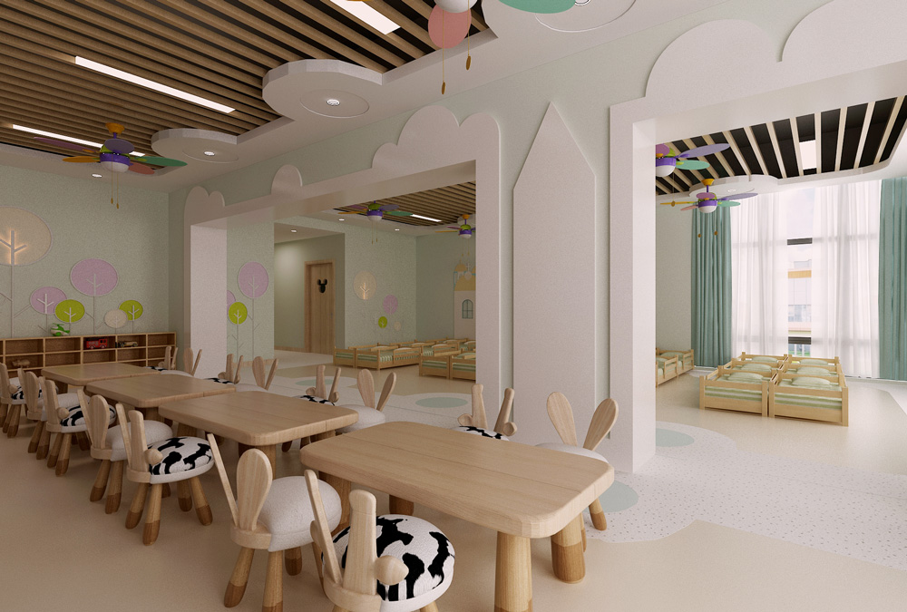 皖新文化廣場2300平方 幼兒園裝修設計(圖6) 皖新文化廣場2300平方 幼兒園裝修設計(圖6)