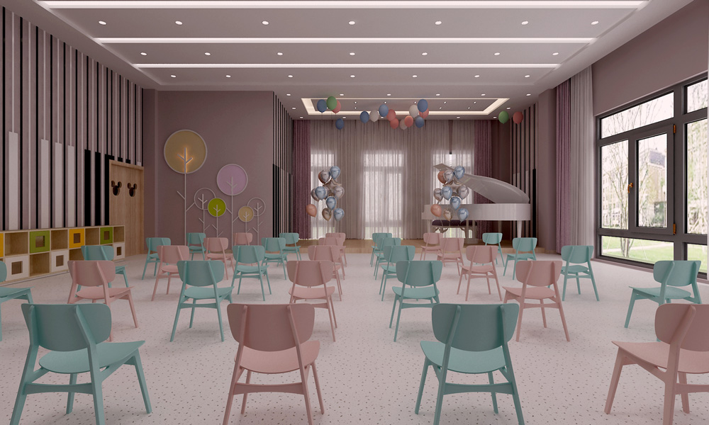 皖新文化廣場2300平方 幼兒園裝修設計(圖9) 皖新文化廣場2300平方 幼兒園裝修設計(圖9)