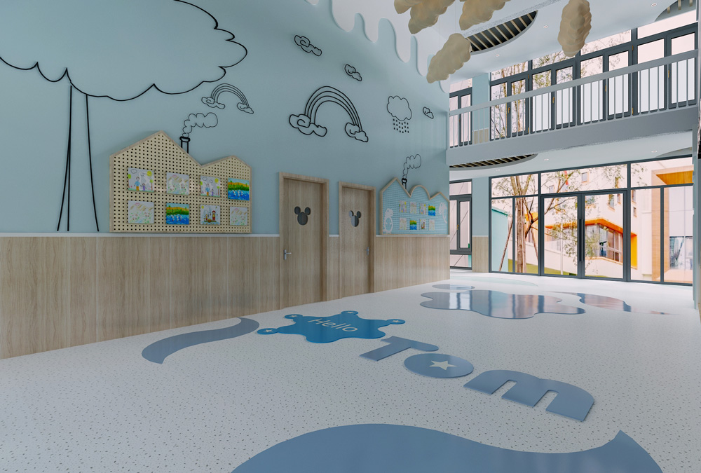 皖新文化廣場2300平方 幼兒園裝修設計(圖3) 皖新文化廣場2300平方 幼兒園裝修設計(圖3)