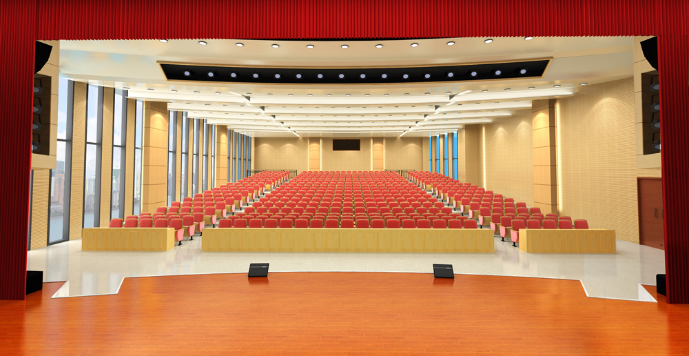 合肥市第三十六中報告廳裝修設(shè)計(圖4)